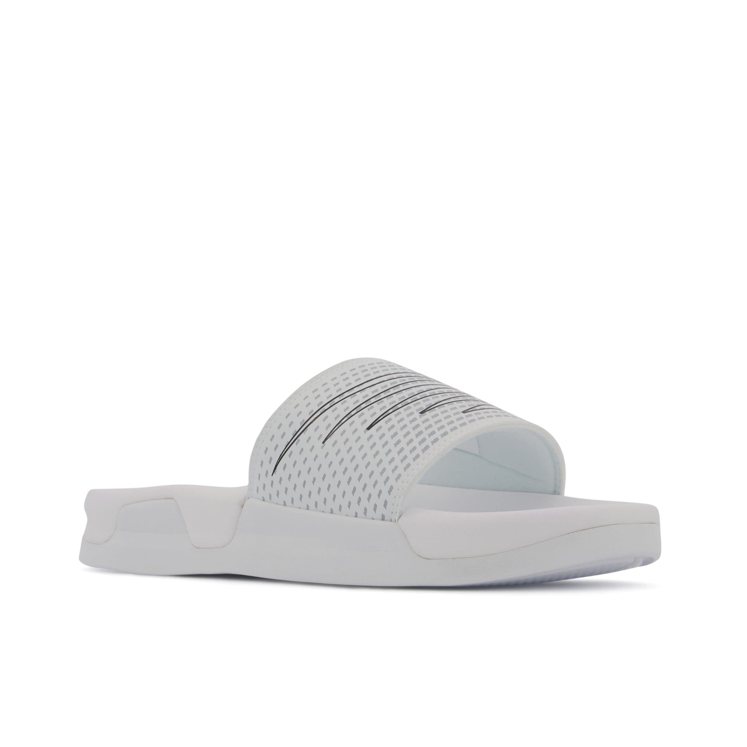 Foto 2 | Sandalia Slide New Balance Zare V1 Para Mujer, Color Blanco, Talla 7 - Venta Internacional.