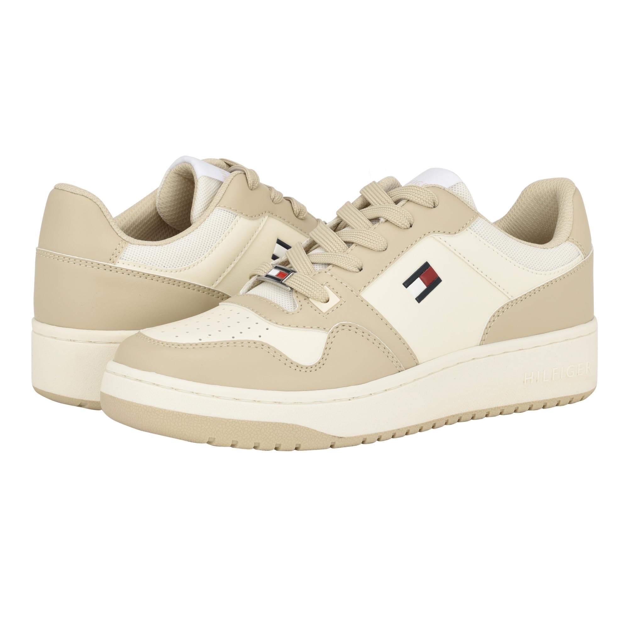 Zapatilla Tommy Hilfiger Twigye Para Mujer, Color Topo, Talla 37 - Venta Internacional.