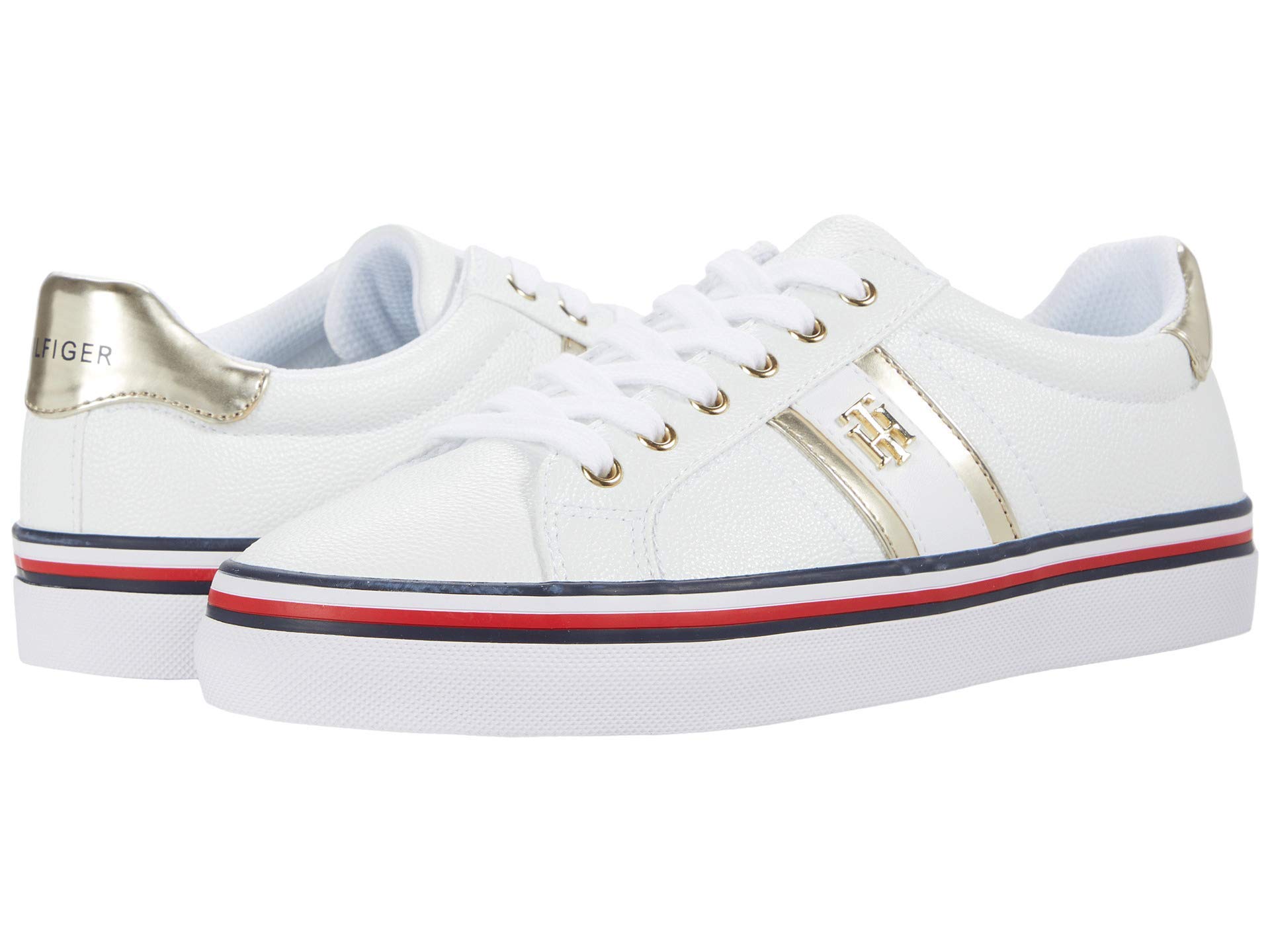 Foto 3 pulgar | Zapatilla Tommy Hilfiger Fentii Para Mujer, Color Blanco, Talla 6.5 - Venta Internacional.