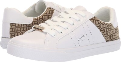 Foto 1 | Zapatilla Tommy Hilfiger Lorio Para Mujer, Color Blanco, Talla 6.5 - Venta Internacional.