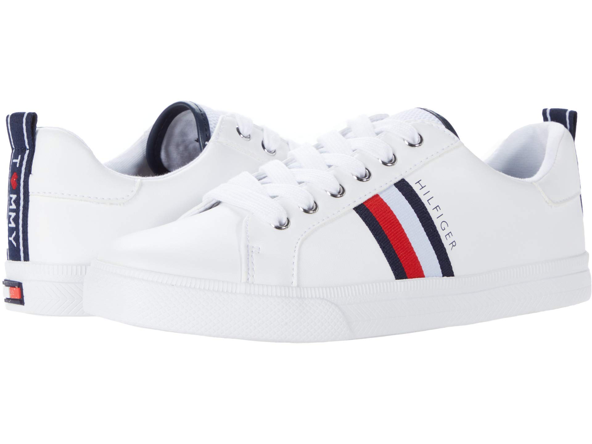 Foto 1 | Zapatilla Tommy Hilfiger Landon Para Mujer, Color Blanco Multi Ii - Venta Internacional.