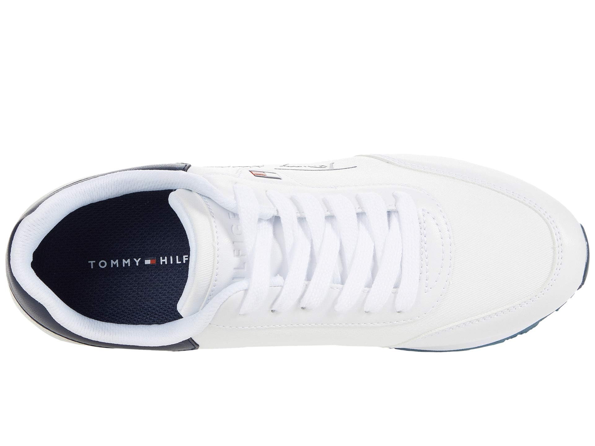 Foto 3 | Zapatilla Tommy Hilfiger Para Mujer, Color Blanco 118 Con Cordones - Venta Internacional.