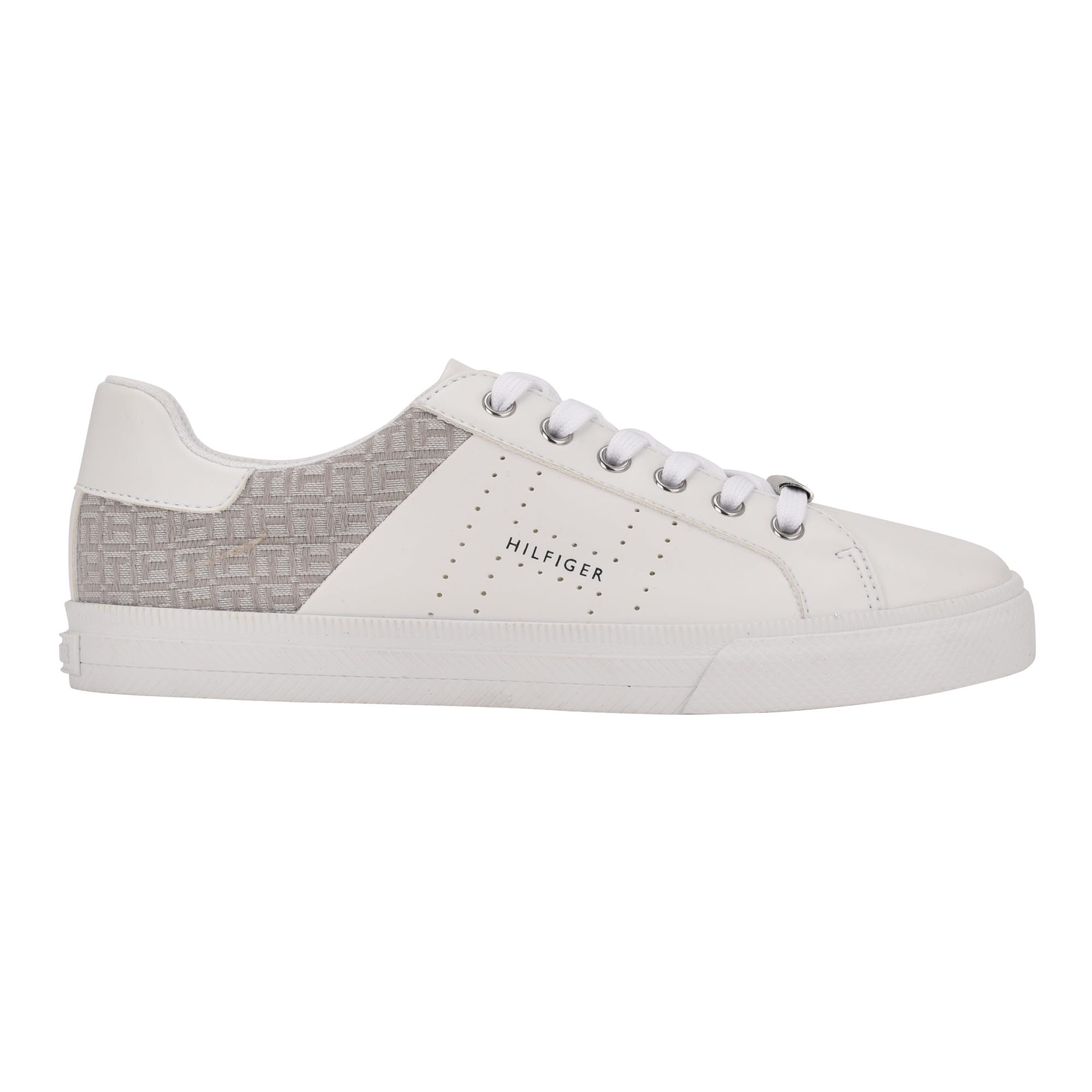 Foto 6 pulgar | Zapatilla Tommy Hilfiger Lorio Para Mujer, Color Blanco, Talla 7 - Venta Internacional.