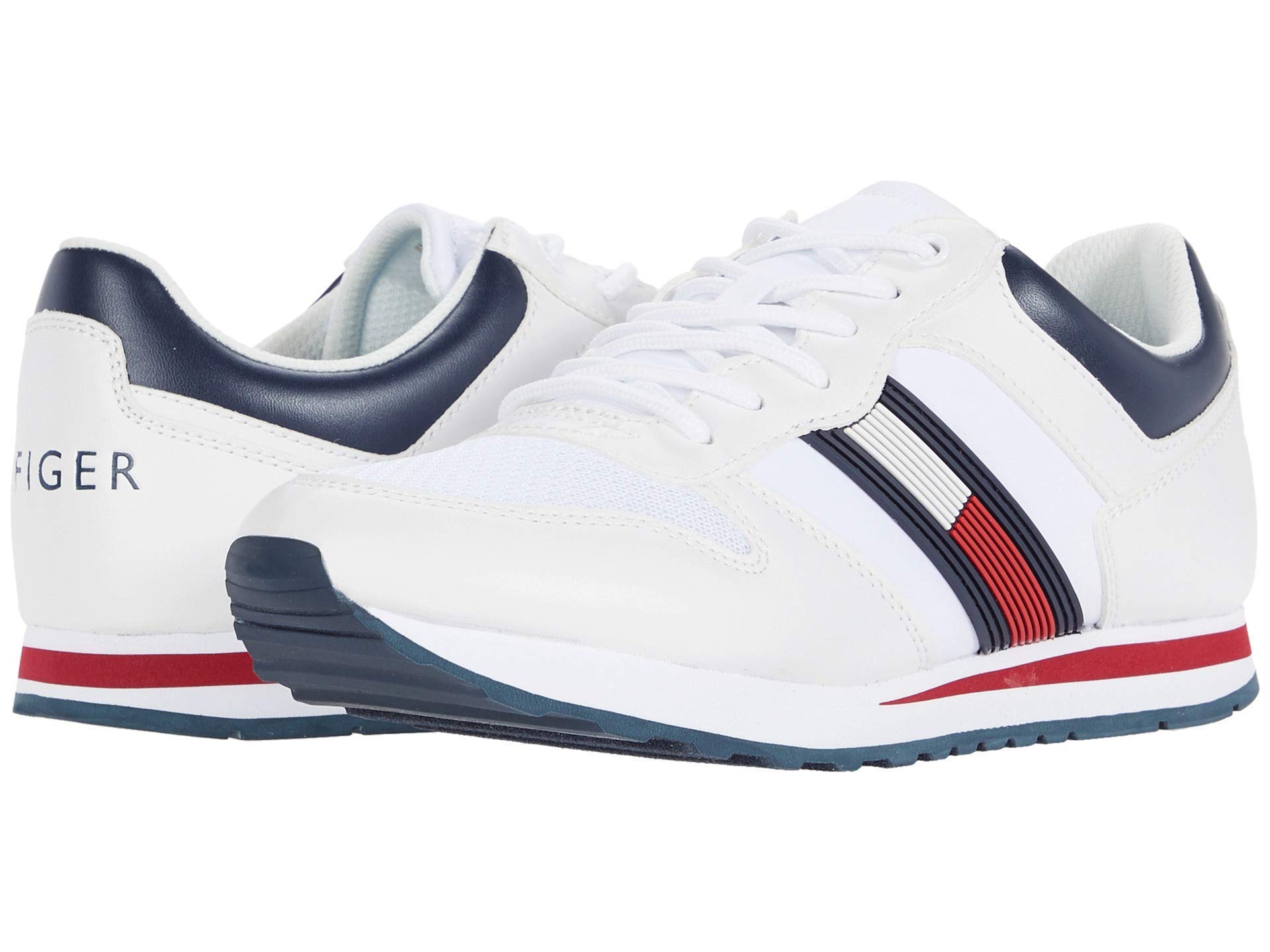 Foto 2 pulgar | Zapatilla Tommy Hilfiger Liams Para Mujer Blanca Talla 11 - Venta Internacional.