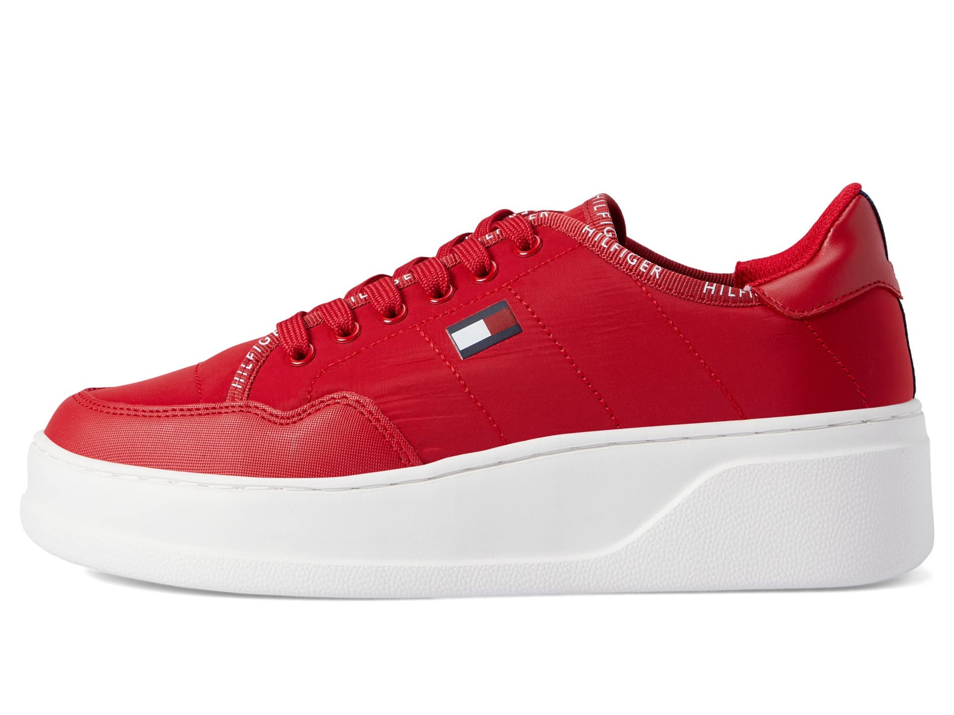 Foto 6 pulgar | Tenis Tommy Hilfiger Grazie2 Rojo para Mujer - Venta Internacional