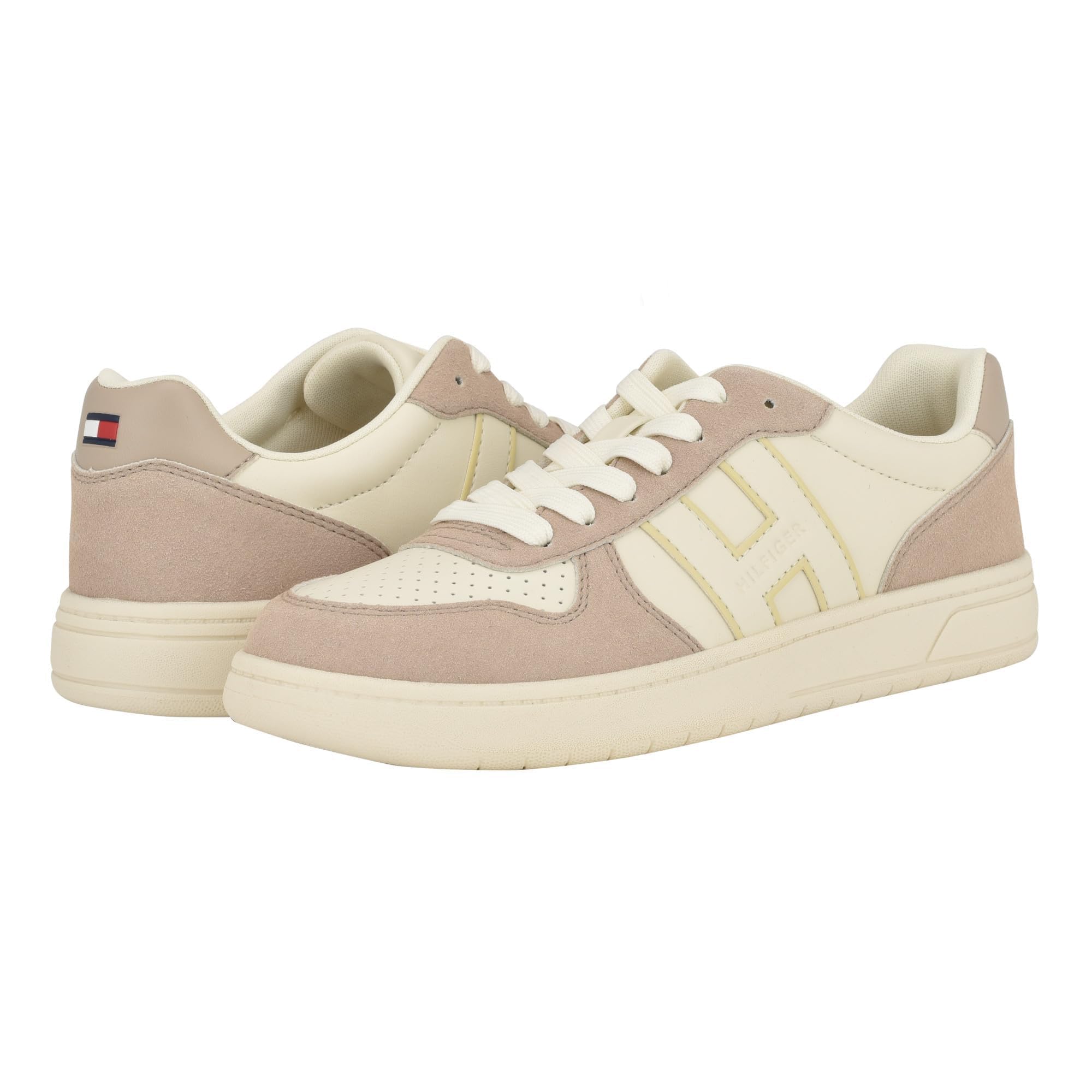Foto 2 pulgar | Tenis Tommy Hilfiger Veniz Beige para Mujer - Venta Internacional