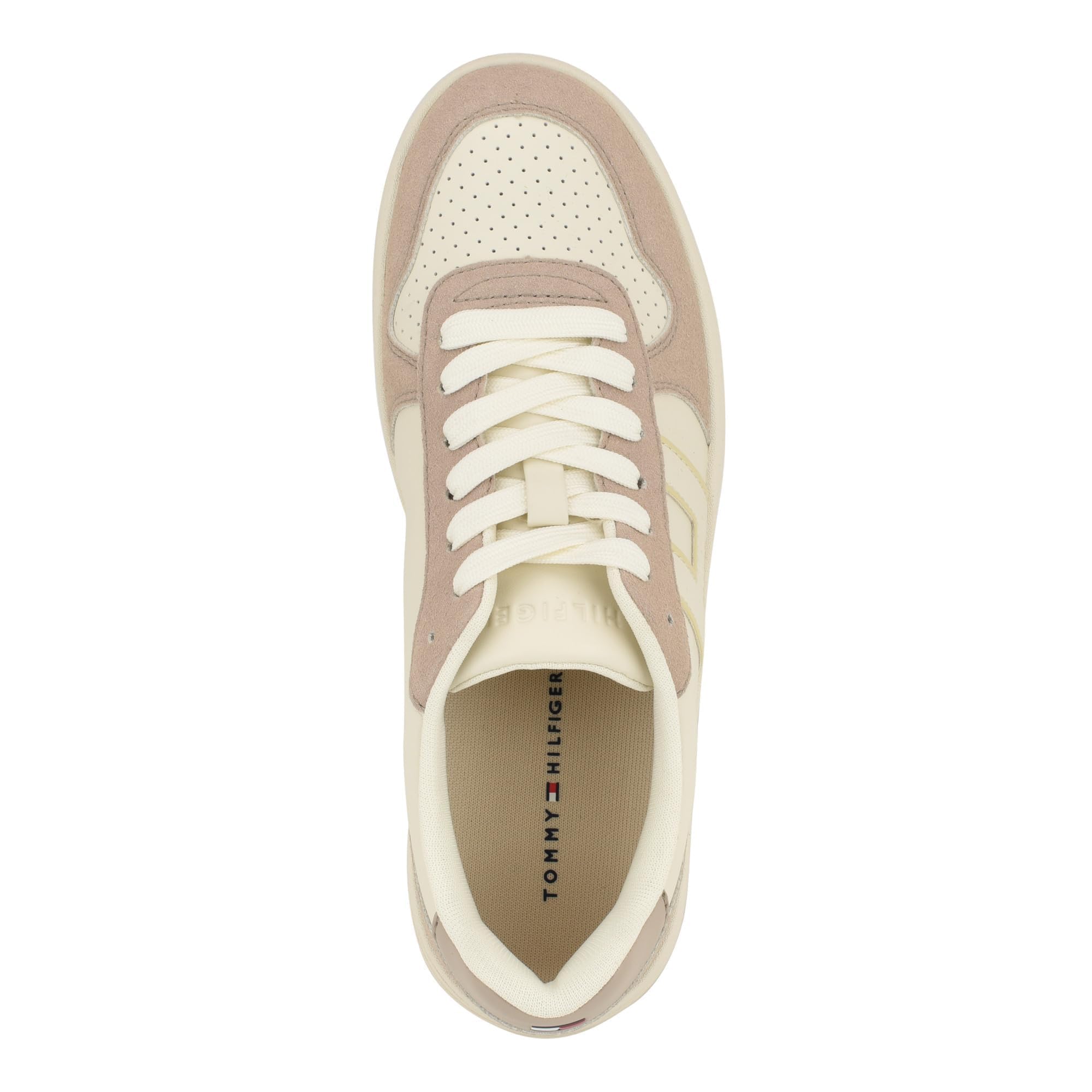 Foto 3 pulgar | Tenis Tommy Hilfiger Veniz Beige para Mujer - Venta Internacional