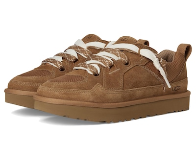 Foto 1 | Tenis Ugg Lo Lowmel Gamuza Castaña Malla Reciclada para Mujer - Venta Internacional