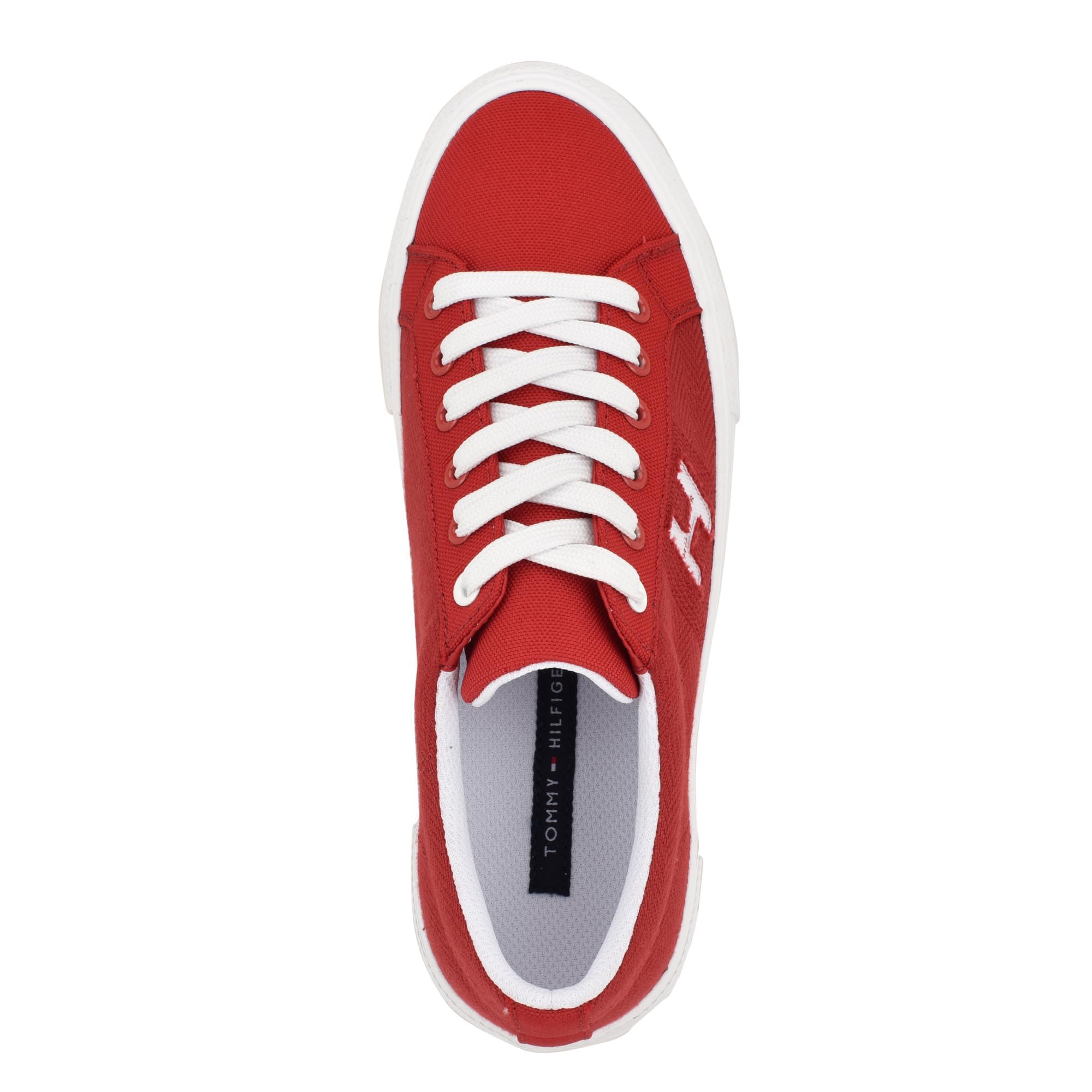 Foto 2 | Tenis Tommy Hilfiger Aconia Rojos para Mujer - Venta Internacional