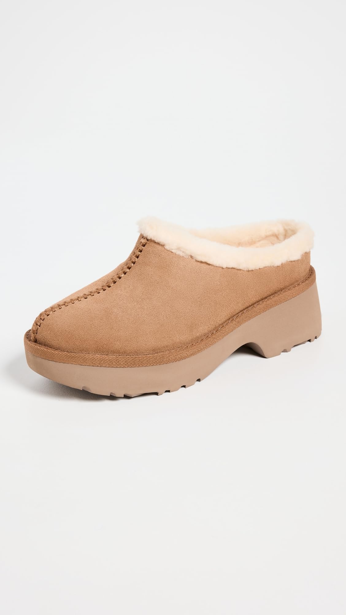 Foto 4 pulgar | Zapatos Ugg New Heights Acogedor Zueco Castaño Para Mujer, Talla 8 - Venta Internacional.