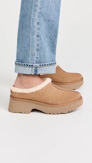 Foto 4 | Zapatos Ugg New Heights Acogedor Zueco Castaño Para Mujer, Talla 8 - Venta Internacional.