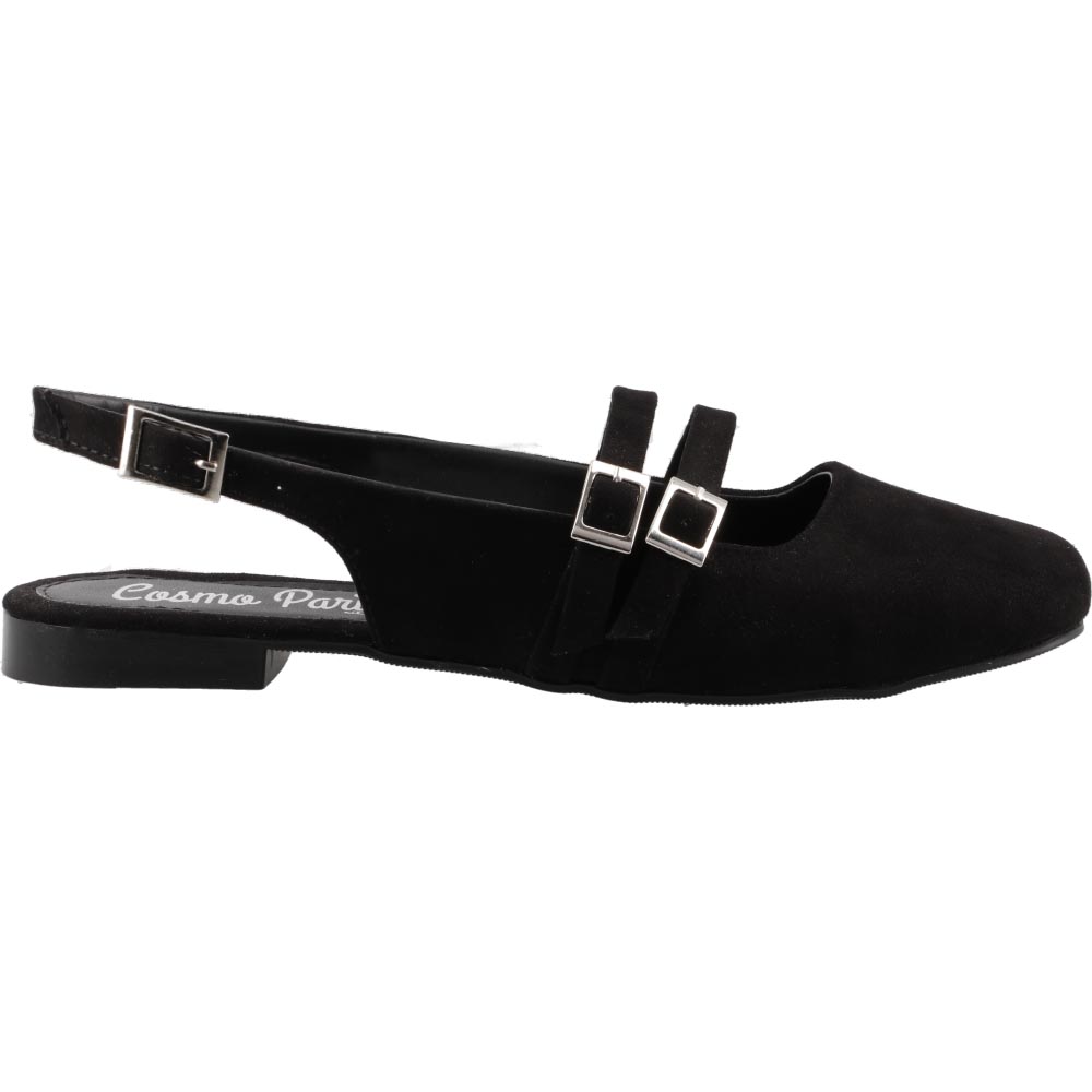 Foto 2 pulgar | Zapatilla Casual Mujer Cosmo Paris By Beser 720 Durazno Negro Talla 23 A 26 E