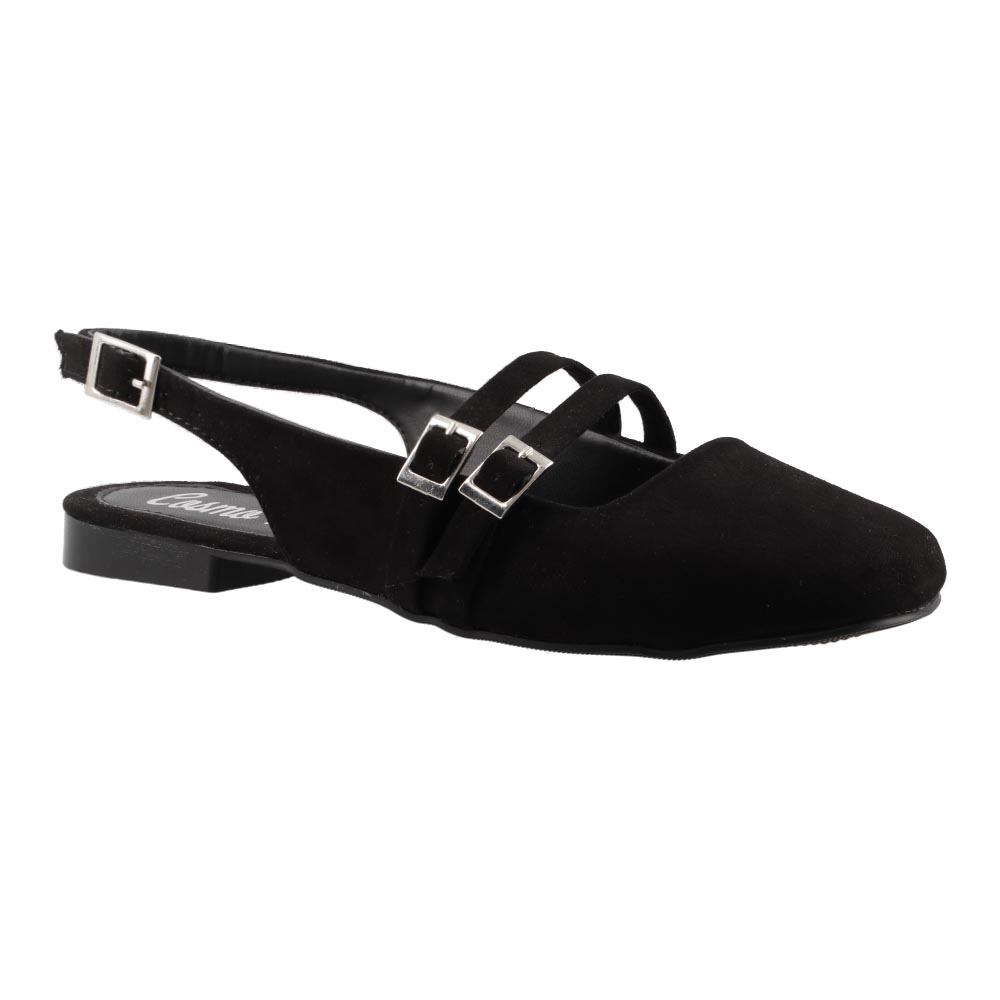 Foto 3 pulgar | Zapatilla Casual Mujer Cosmo Paris By Beser 720 Durazno Negro Talla 23 A 26 E