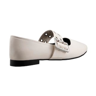 Foto 3 | Balerina Mujer Cosmo Paris By Beser 175 Color Leche Zapato Casual Para Dama Talla 23 A 26 E