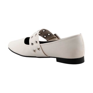 Foto 4 | Balerina Mujer Cosmo Paris By Beser 175 Color Leche Zapato Casual Para Dama Talla 23 A 26 E