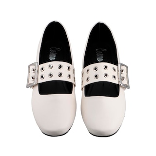 Foto 6 | Balerina Mujer Cosmo Paris By Beser 175 Color Leche Zapato Casual Para Dama Talla 23 A 26 E
