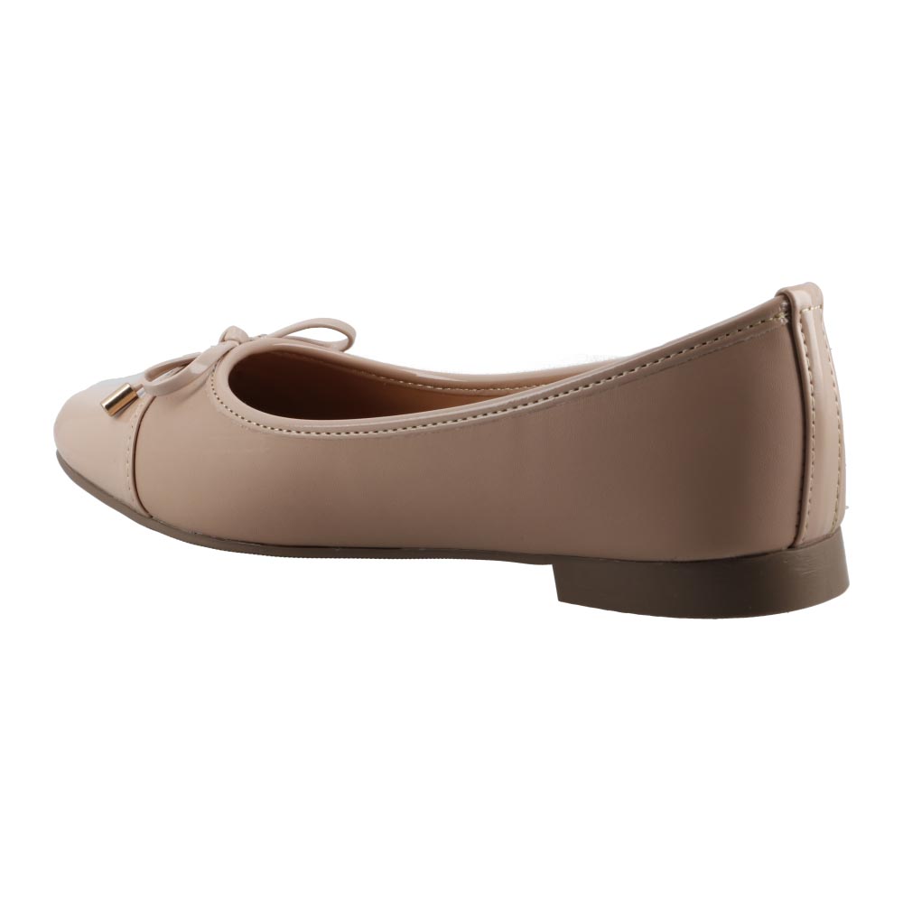 Foto 4 | Zapatilla Dama Cosmo Paris By Beser 715 Nude Maquillaje Zapatilla De Piso Talla 23 A 26