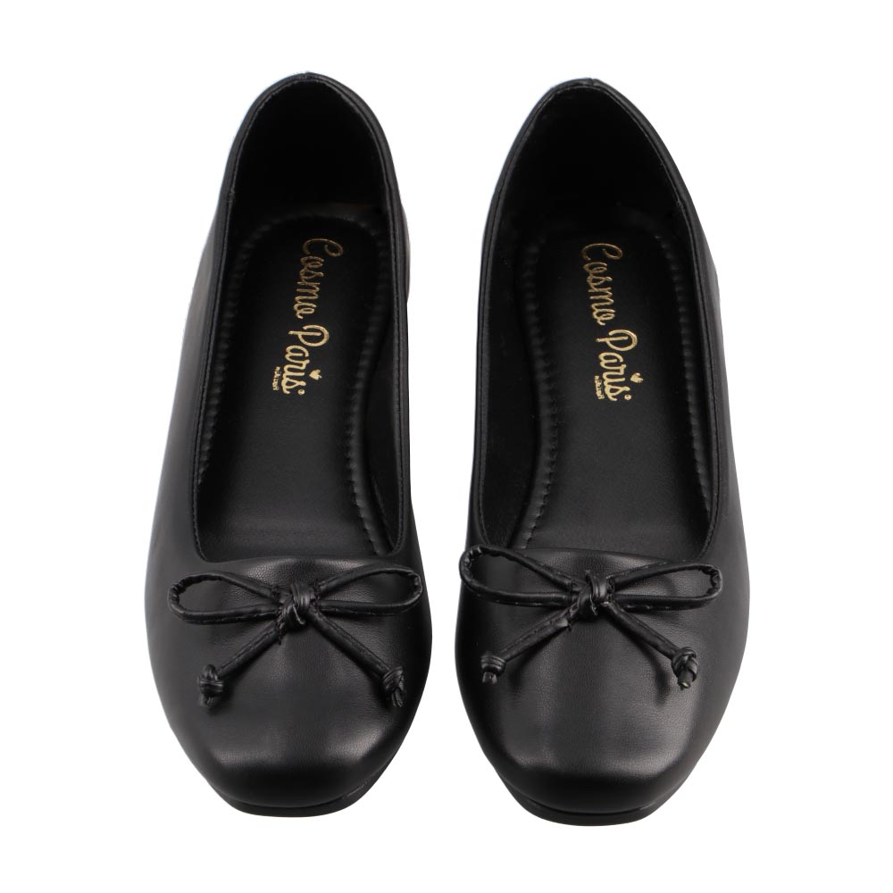 Foto 7 pulgar | Zapatilla Dama Casual Flat Cosmo Paris By Beser 1038 Negro Balerina Dama Talla 22 A 27 E