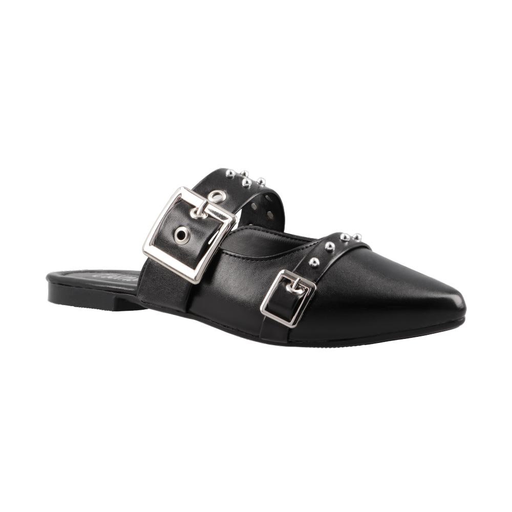 Foto 3 pulgar | Zapatilla Casual Dama Cosmo Paris By Beser 196 Metalico Negro Talla 23 A 26