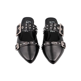 Foto 6 | Zapatilla Casual Dama Cosmo Paris By Beser 196 Metalico Negro Talla 23 A 26