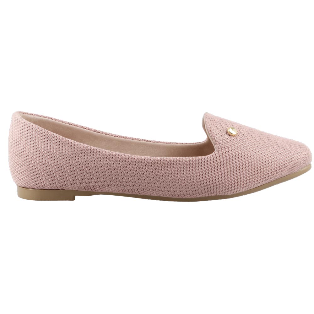 Foto 2 pulgar | Zapatilla Dama Casual Flat Cosmo Paris By Beser 203 Grey Balerina Dama Talla 23 A 26 E