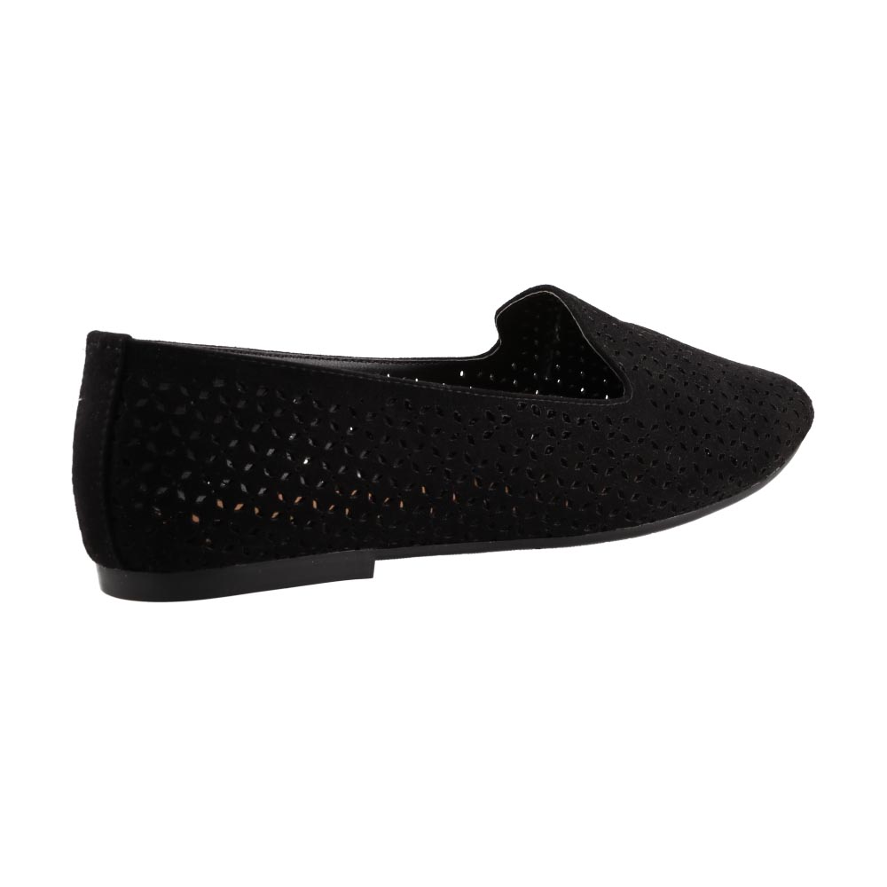 Foto 4 pulgar | Zapatilla Dama Casual Cosmo Paris By Beser 6606 Negro Durazno Balerina Dama Talla 23 A 26 E