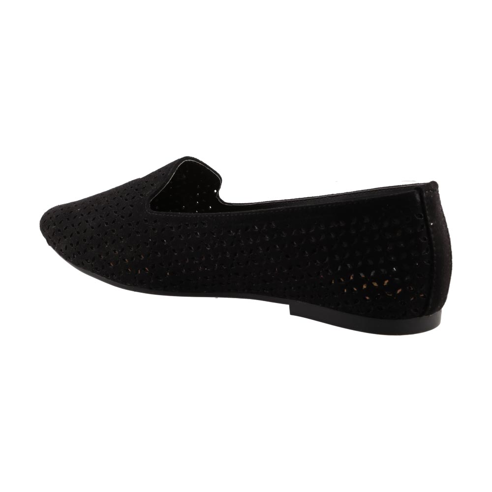 Foto 5 pulgar | Zapatilla Dama Casual Cosmo Paris By Beser 6606 Negro Durazno Balerina Dama Talla 23 A 26 E
