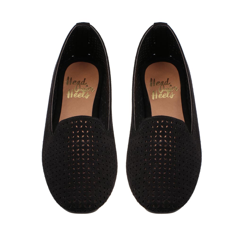 Foto 7 pulgar | Zapatilla Dama Casual Cosmo Paris By Beser 6606 Negro Durazno Balerina Dama Talla 23 A 26 E