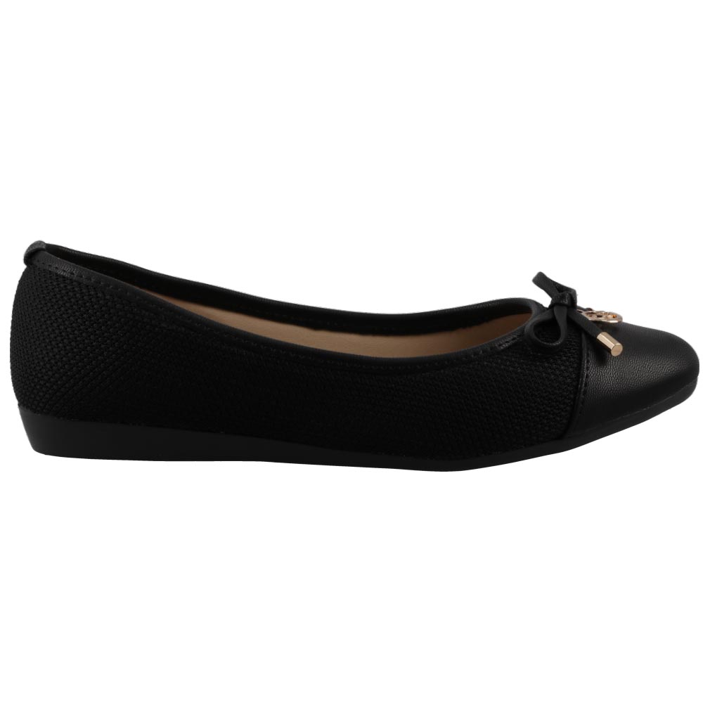 Zapatilla Dama Cosmo Paris By Beser Dn266 Negro Zapatilla De Piso Talla 22 A 26