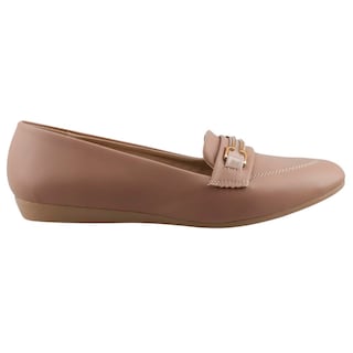 Foto 1 | Zapatilla Dama Casual Flat Cosmo Paris By Beser Dn243 Maquillaje Balerina Dama Talla 22 A 26 E