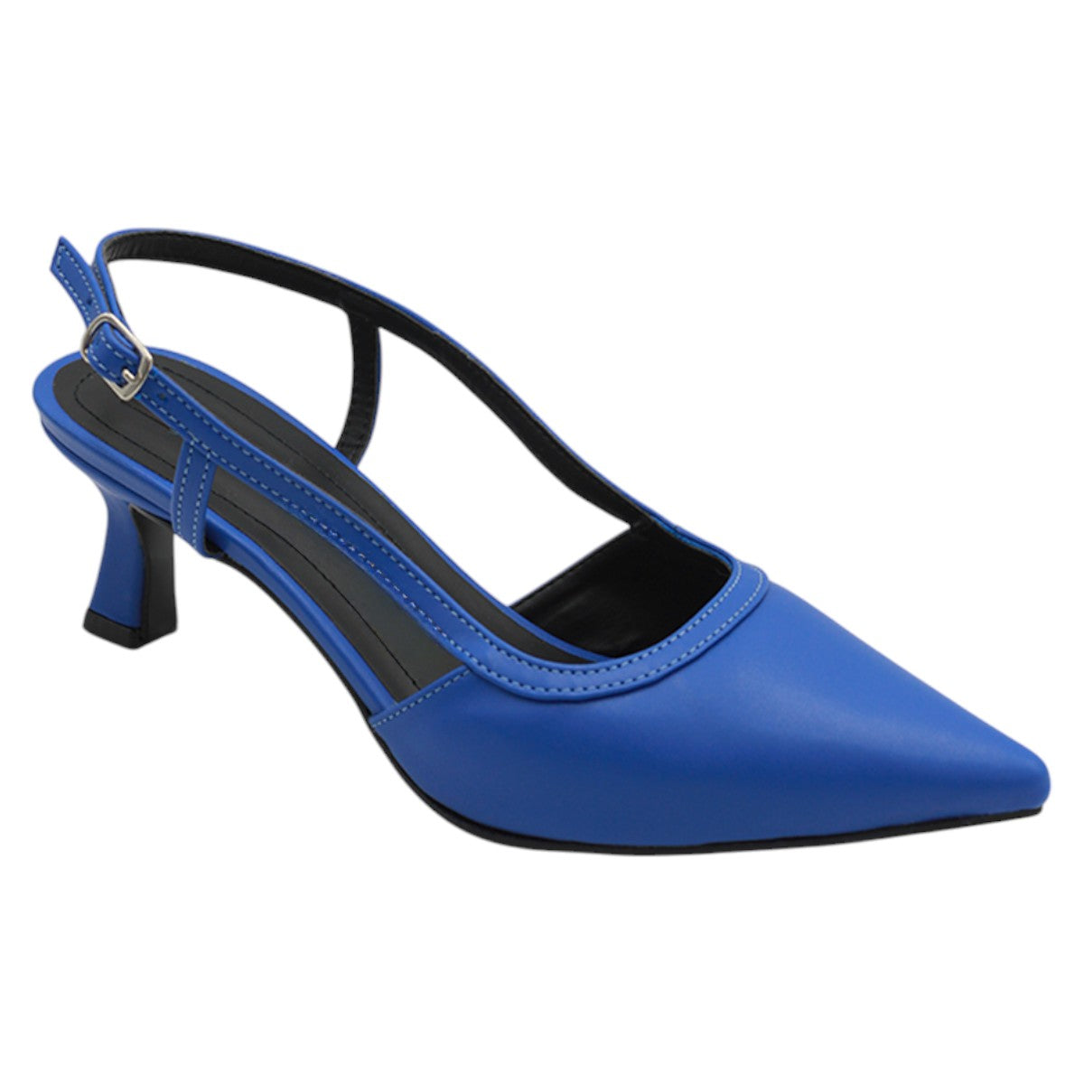 Foto 2 pulgar | Zapatillas Piel Vegana Rbcollection Azul para Mujer
