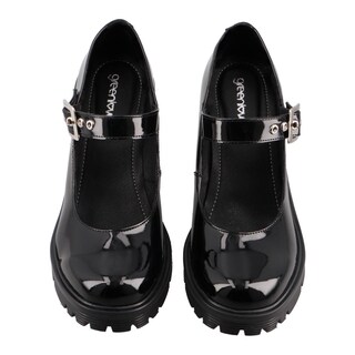 Foto 6 | Zapatilla Green Love 95034 Negro De Tacon Zapato De Vestir Talla 23 A 27 M