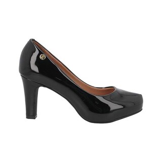 Foto 1 | Zapato Tacón Vizzano 184030 Charol Negro Mujer Formal Acolchonado Charol Talla 22 A 24 E