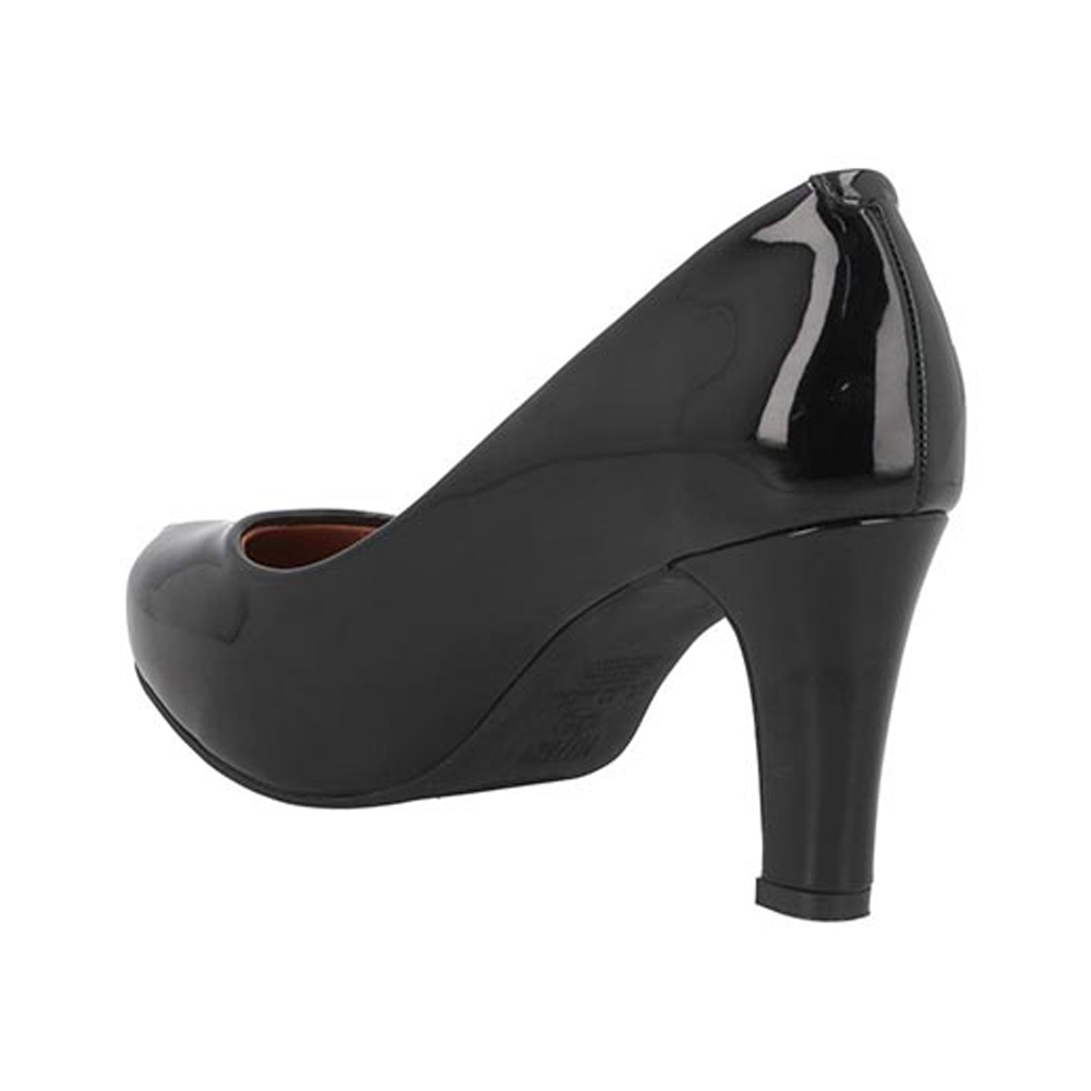 Foto 4 | Zapato Tacón Vizzano 184030 Charol Negro  Mujer Formal Acolchonado Charol Talla 22 A 24 E