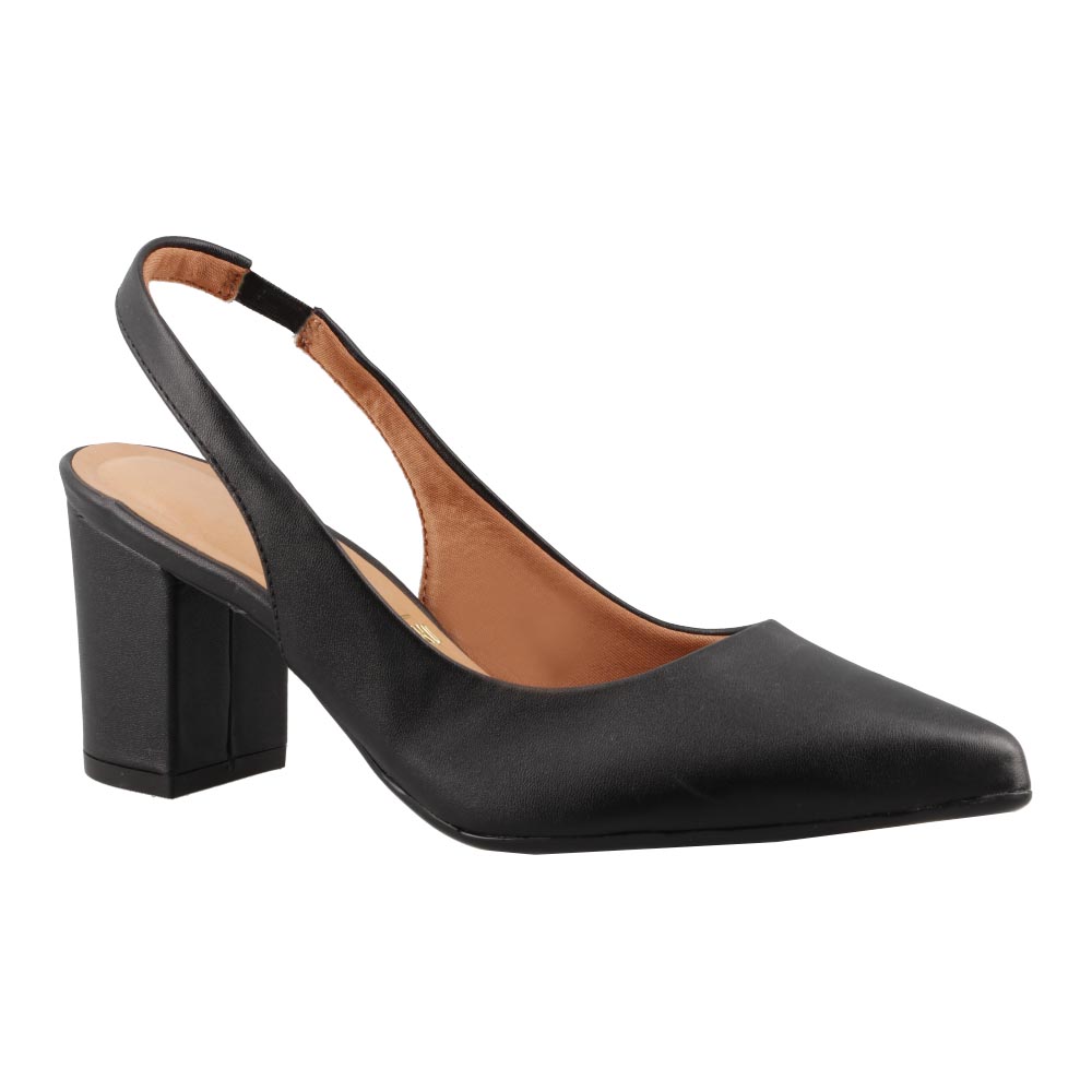 Foto 2 | Zapato Mujer Vizzano 1290503 Negro Dama Tacón Ancho Formales Talla 22 A 27 E