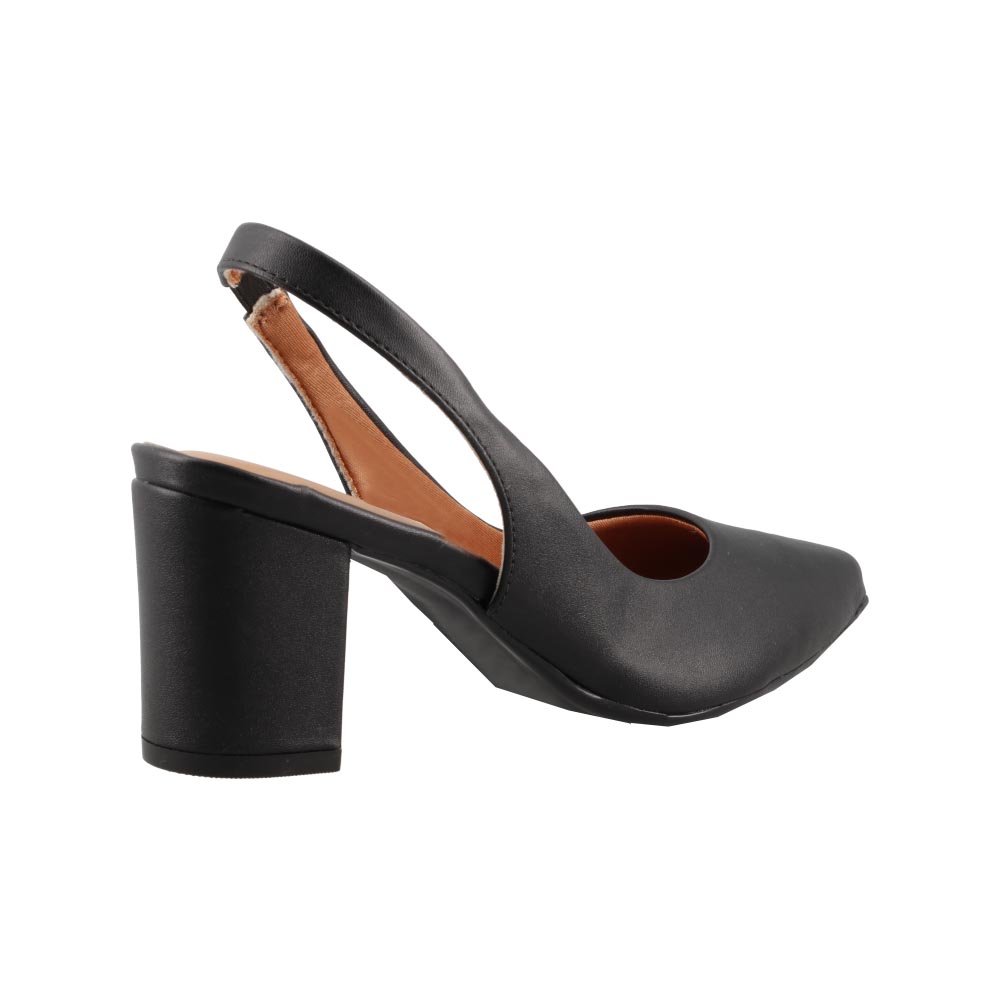 Foto 3 | Zapato Mujer Vizzano 1290503 Negro Dama Tacón Ancho Formales Talla 22 A 27 E