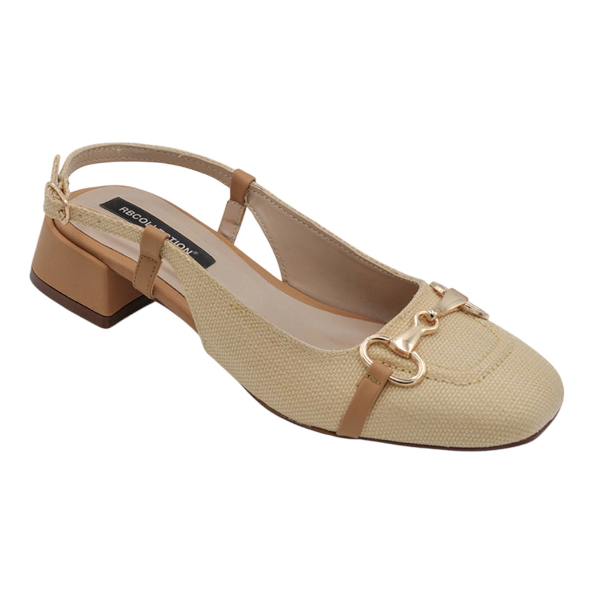 Foto 1 | Zapatillas Exterior Textil Color Beige  Para Mujer De Rbcollection