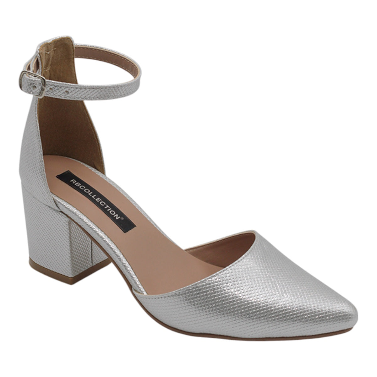 Foto 2 pulgar | Zapatillas Exterior Piel Vegana Color Plata Para Mujer De Rbcollection