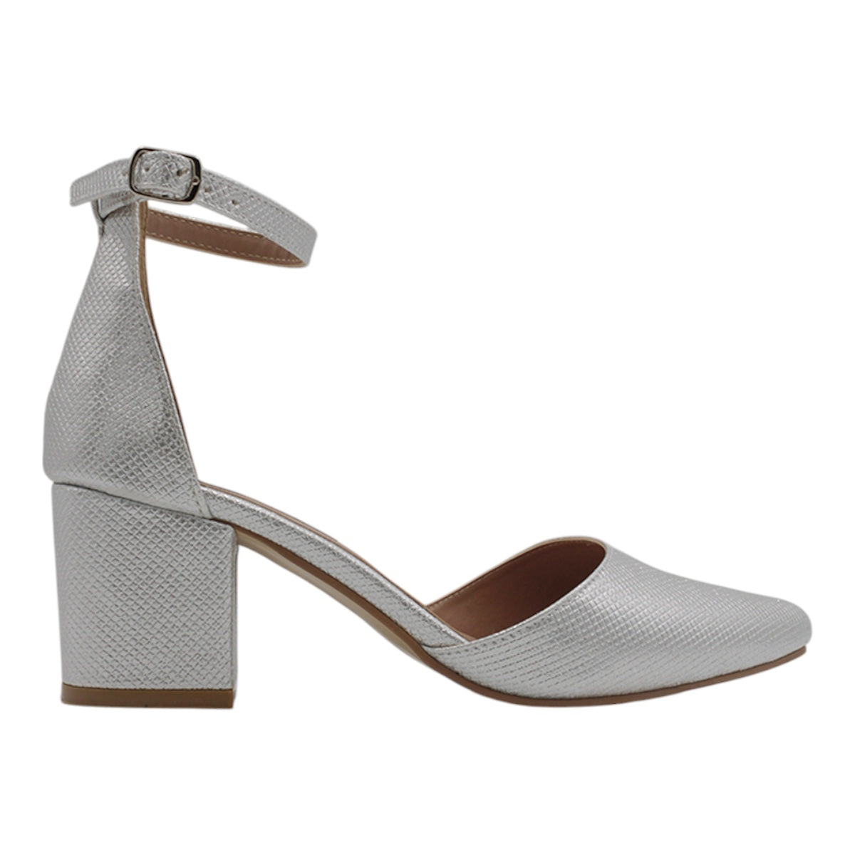Foto 2 | Zapatillas Exterior Piel Vegana Color Plata Para Mujer De Rbcollection
