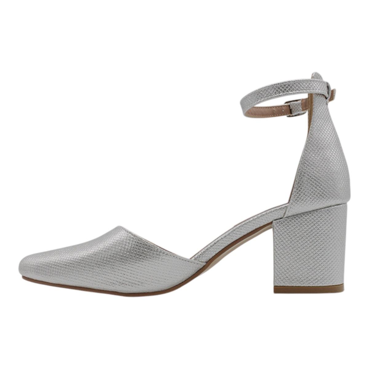 Foto 5 pulgar | Zapatillas Exterior Piel Vegana Color Plata Para Mujer De Rbcollection