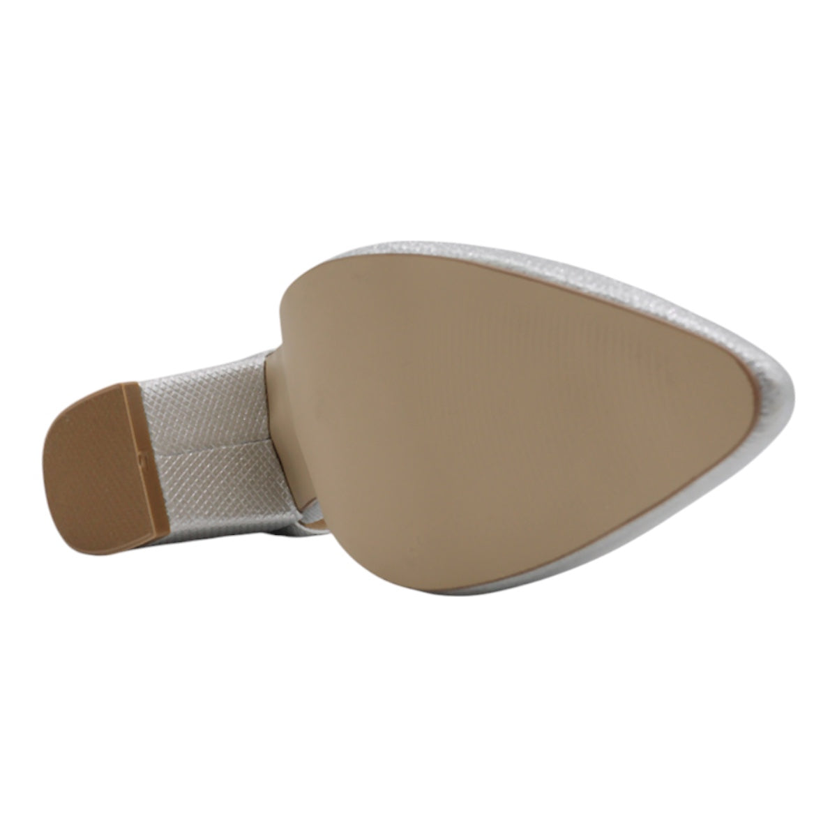 Foto 5 | Zapatillas Exterior Piel Vegana Color Plata Para Mujer De Rbcollection