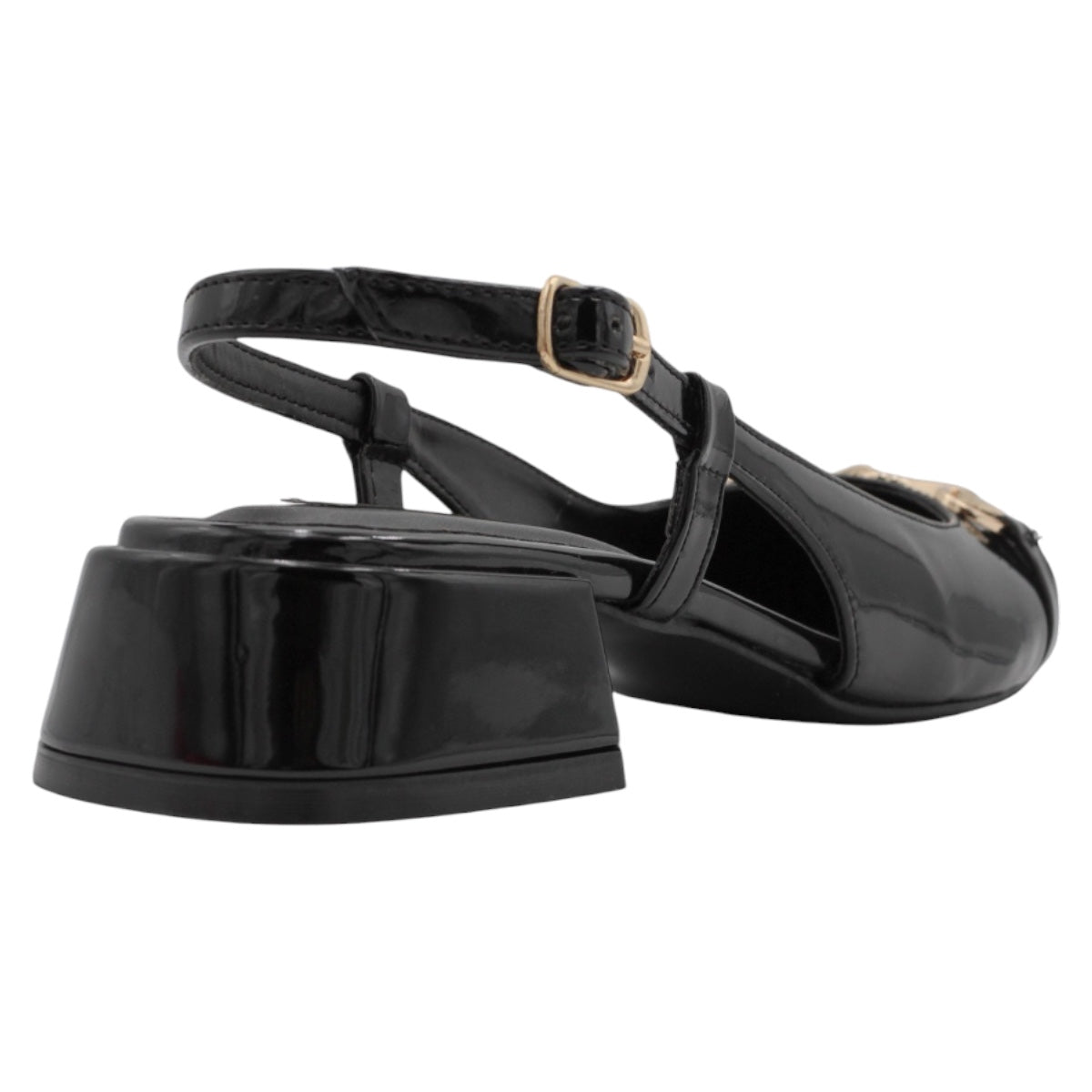 Foto 4 pulgar | Zapatillas Exterior Charol Color Negro Para Mujer De Rbcollection