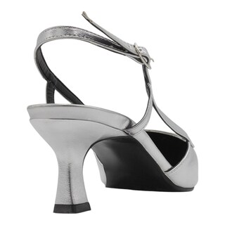 Foto 3 | Zapatillas Exterior Piel Vegana Color Plata Para Mujer De Rbcollection