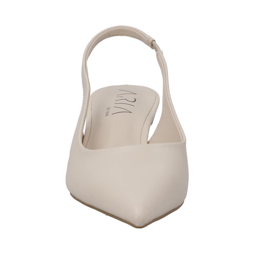 Foto 5 pulgar | Zapatillas Aria By Eh! Mujer Tacon Bajo Comodas Formales Beige