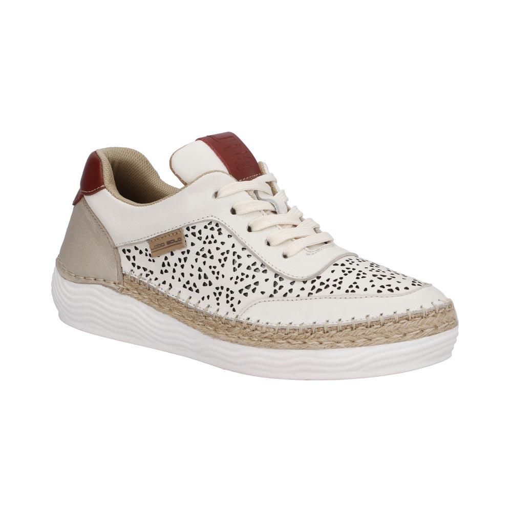 Foto 2 | Tenis Mujer Lobo Solo Dama Piel Cómodas Beige
