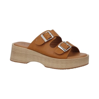 Foto 2 | Zapatilla Mujer Aria By Eh! Hebillas Comodas Calor Fresca Cafe