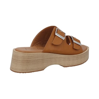 Foto 3 | Zapatilla Mujer Aria By Eh! Hebillas Comodas Calor Fresca Cafe