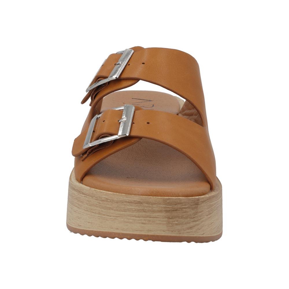 Foto 4 | Zapatilla Mujer Aria By Eh! Hebillas Comodas Calor Fresca Cafe