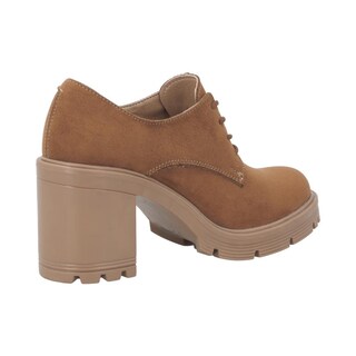 Foto 3 | Tacones Green Love Mujer Moda Comodos Cafe