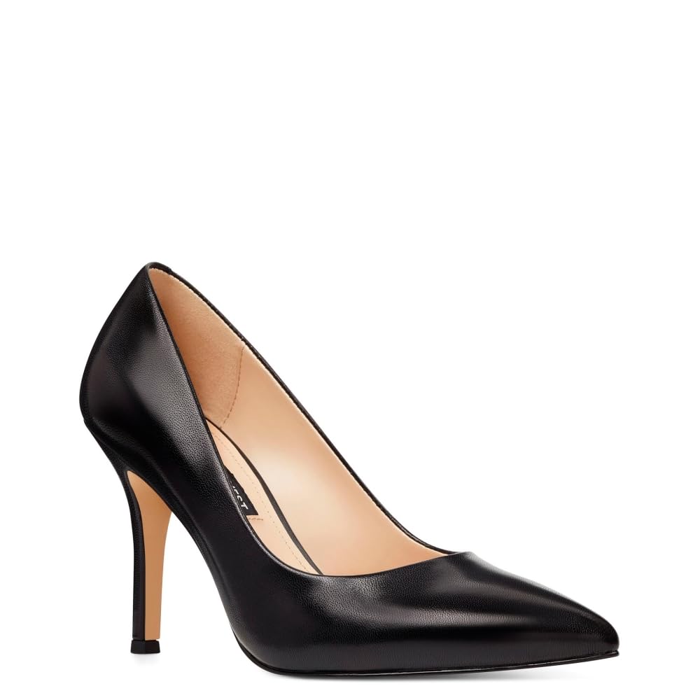 Foto 2 pulgar | Zapatos Nine West Flax Pump Para Mujer, Piel Negra, Talla 7.5 - Venta Internacional.